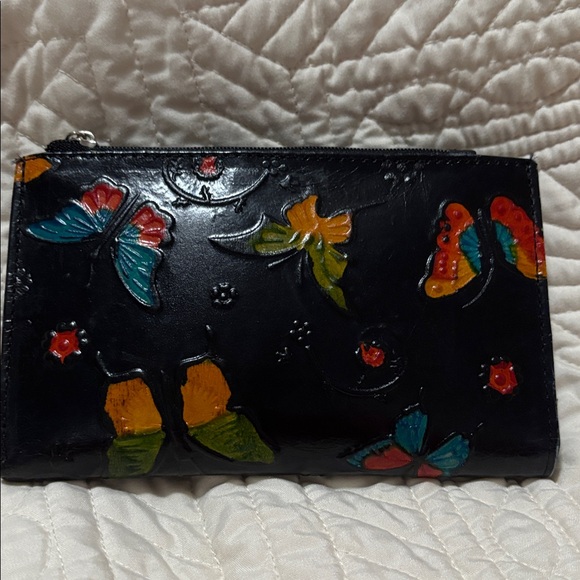 Colorful handpainted leather Wallet - Picture 7 of 10
